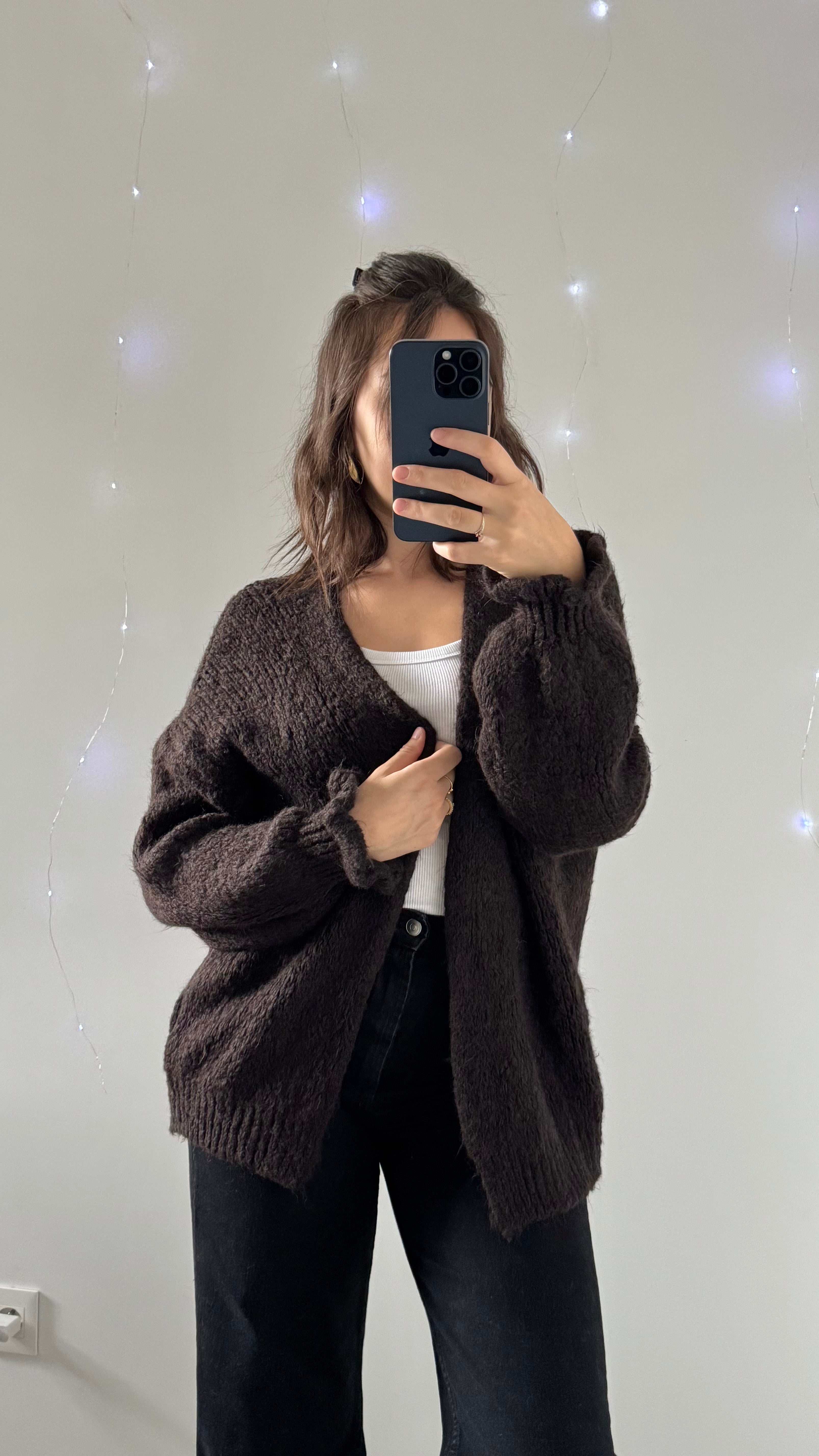 Gilet ADÈLE Chocolat