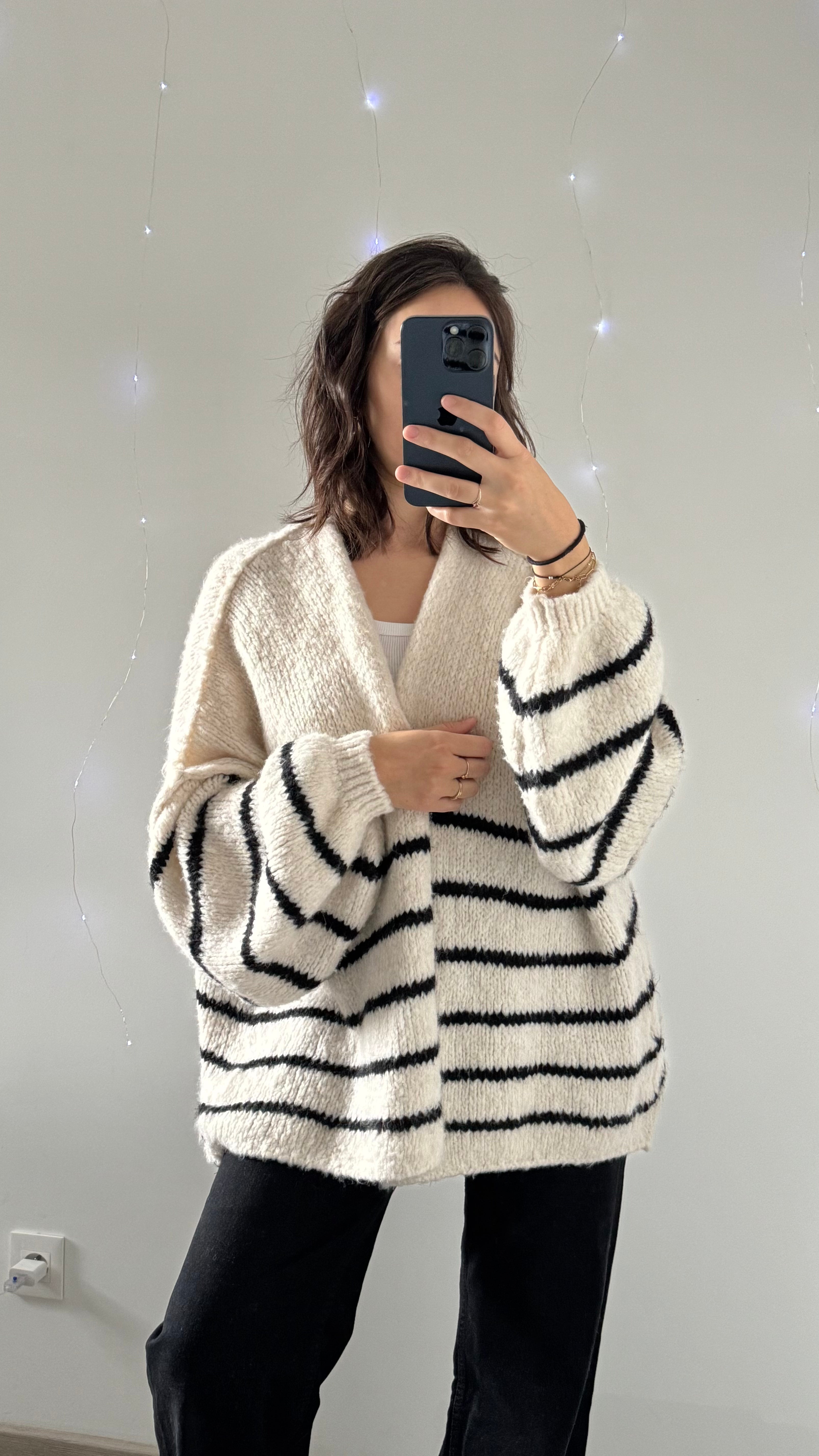Gilet DORINE Écru