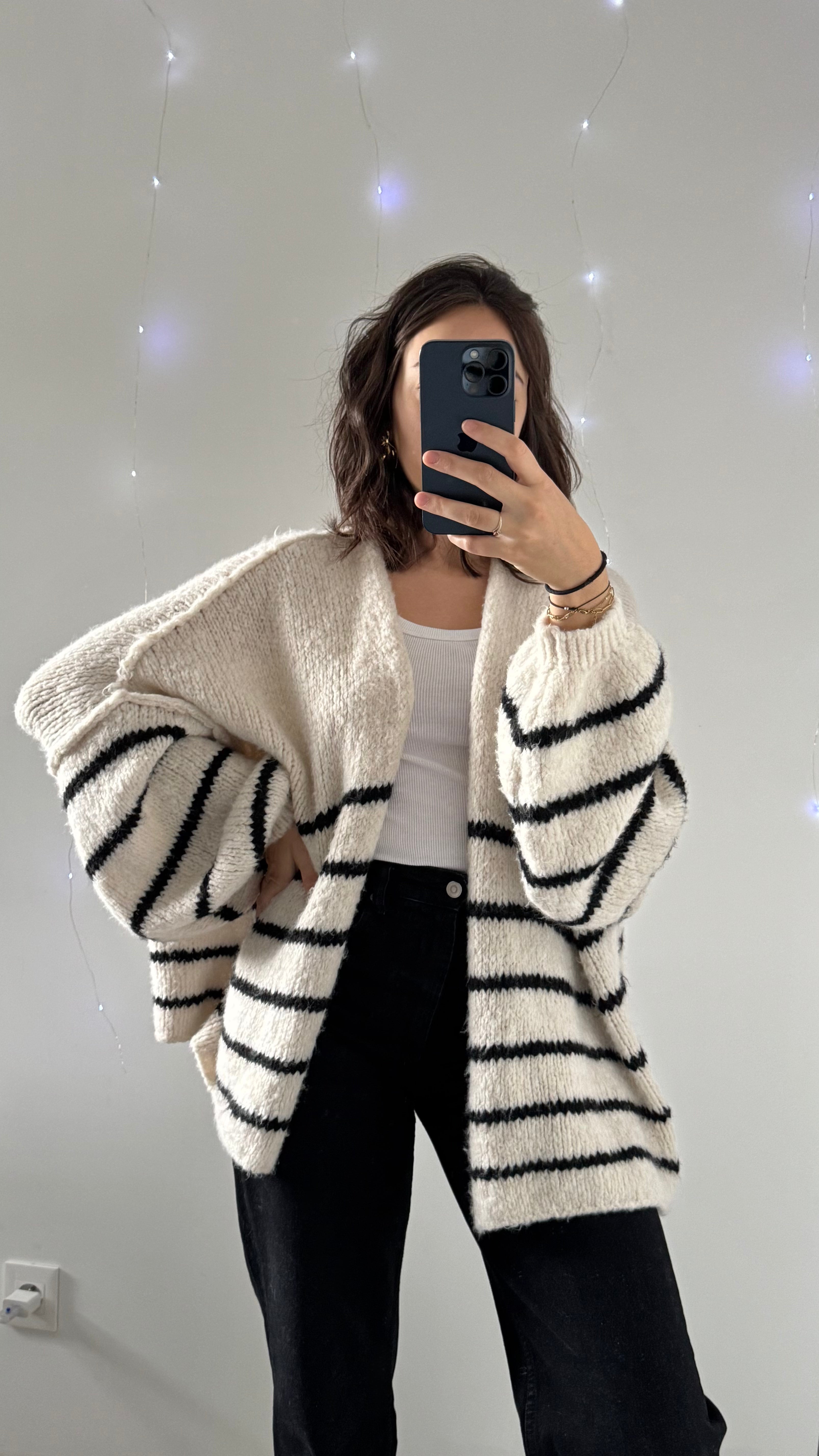 Gilet DORINE Écru