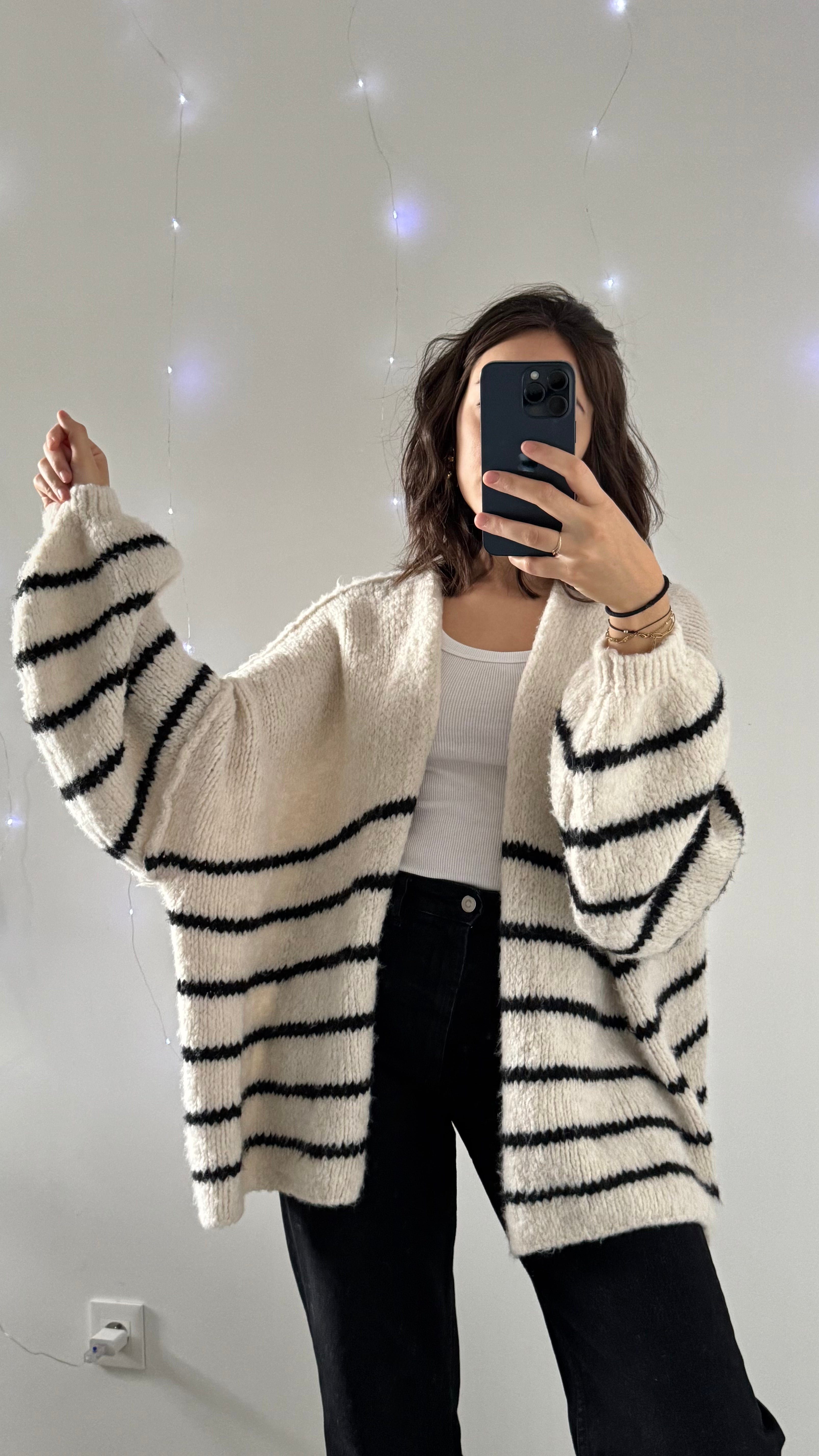 Gilet DORINE Écru
