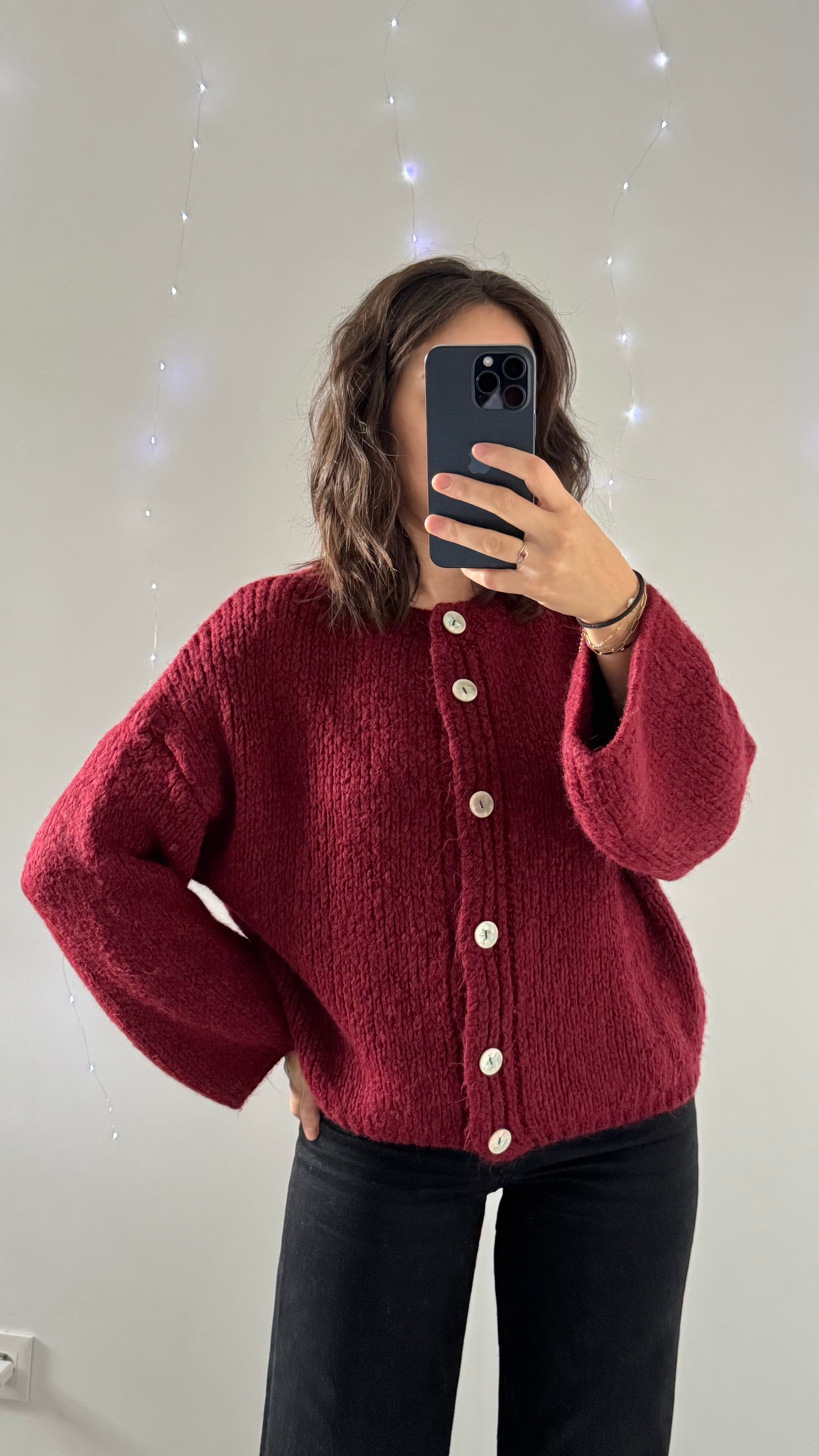 Gilet CLARA Bordeaux