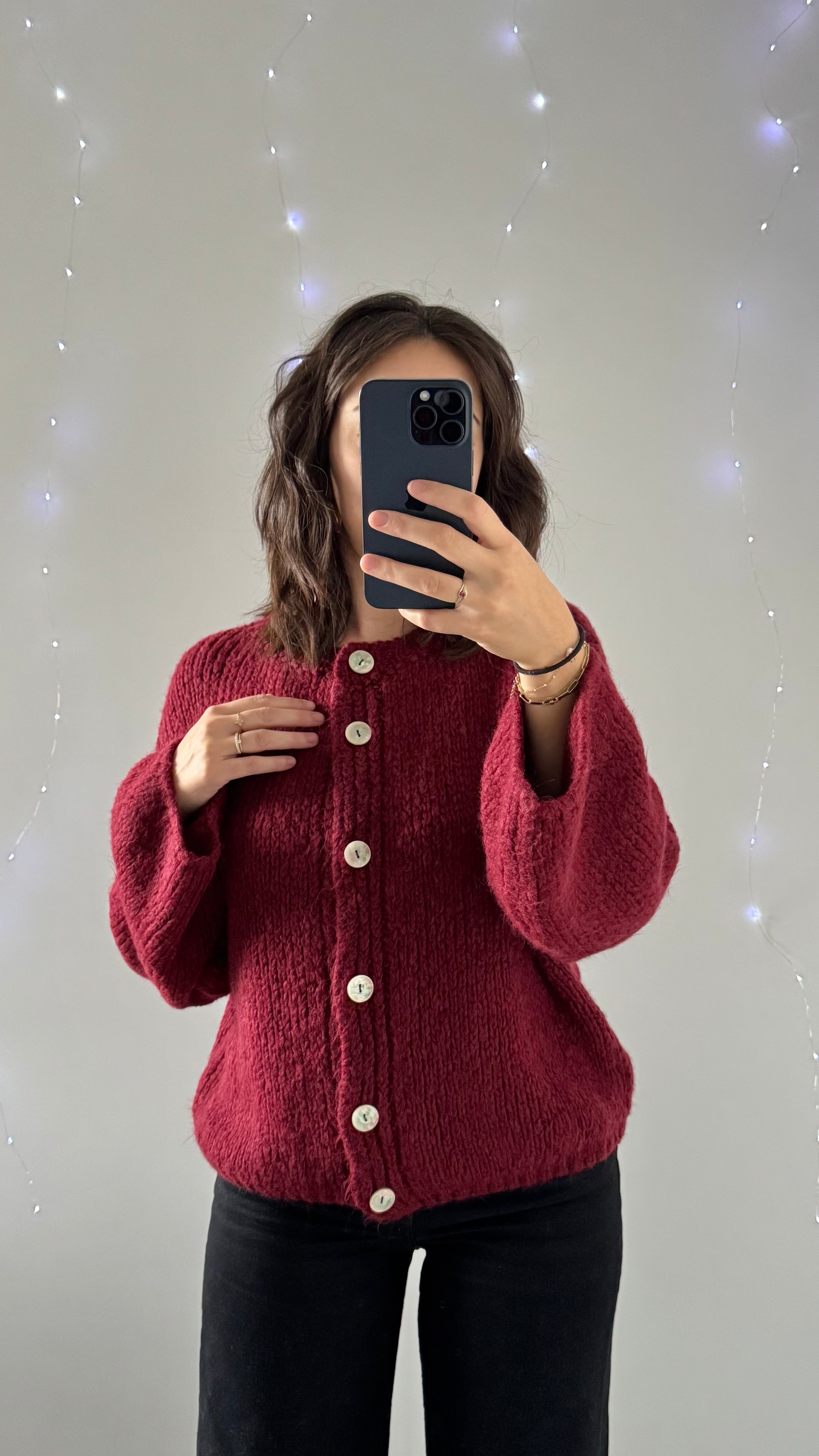 Gilet CLARA Bordeaux